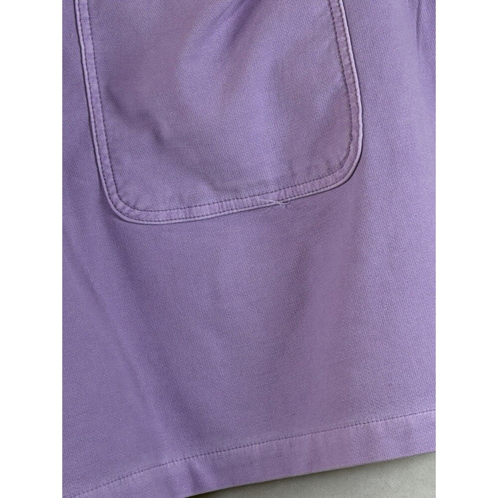 Lane Bryant Pull-On Knit Denim Shorts Women's Size 24 Purple High Rise NW 410672 - Picture 12 of 13